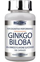 Ginkgo Biloba срок 01.2024 (Гинкго Билоба) 100 капсул (Scitec Nutrition) 