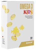 Omega-3 Kids 30 капсул (Maxler)