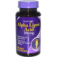 Alpha Lipoic Acid (Альфа-Липоевая Кислота) 100 mg 100 капсул (Natrol)