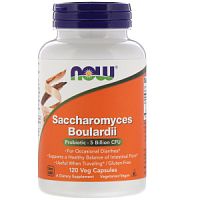 Saccharomyces Boulardii (Сахаромицеты Буларди) 120 капсул (Now Foods)