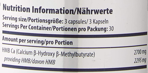 Mega HMB 900 мг (Бета-Гидрокси Бета-метилбутират) 90 капсул (Scitec Nutrition) фото 3