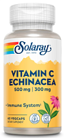 Vitamin C 500 mg Echinacea 300 mg (Витамин C 500 мг Эхинацея 300 мг) 60 вег капсул (Solaray)