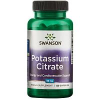 Potassium Citrate 99 mg (Цитрат Калия 99 мг) 120 капсул (Swanson)