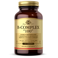 B-Complex "100" (Комплекс B-100) 100 таблеток (Solgar)