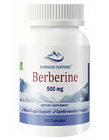 Berberine 500 mg (Берберин 500 мг) 100 капсул (Norway Nature)