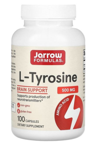 L-Tyrosine (L-тирозин) 500 мг 100 капсул (Jarrow Formulas)