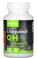 Ubiquinol QH-Absorb (Убихинол) 200 мг 30 гелевых капсул (Jarrow Formulas)