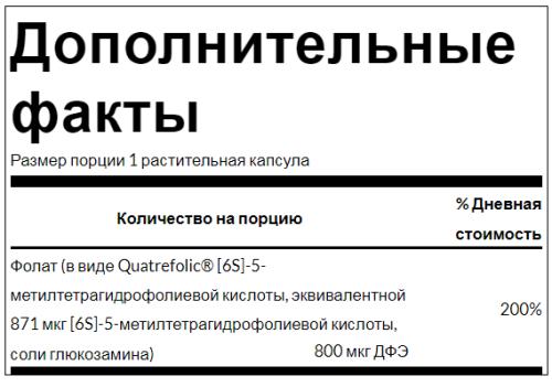 Folate 5-Methyltetrahydrofolic Acid_ДУБЛЬ фото 2 Folate 5-Methyltetrahydrofolic Acid_ДУБЛЬ фото 2