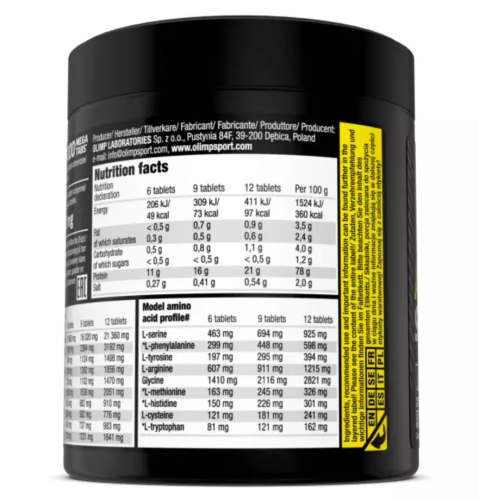 Аминокислотный комплекс Anabolic Amino 9000 mg MEGA TABS 150 таблеток (Olimp) фото 2