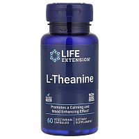 L-Theanine 100 мг (L-Теанин) 60 вег капсул (Life Extension)