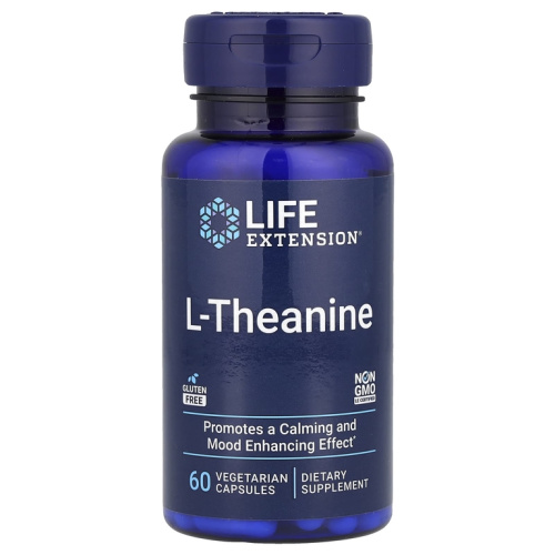 L-Theanine 100 мг (L-Теанин) 60 вег капсул (Life Extension)