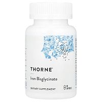 Iron Bisglycinate (Биглицинат железа) 25 мг 60 капсул (Thorne Research)_