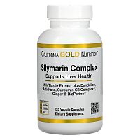 Silymarin Complex (Здоровье Печени) 300 мг 120 капсул (California Gold Nutrition)