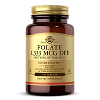 Folate 1,333 mcg DFE (Metafolin 800 mcg) 100 таблеток (Solgar)
