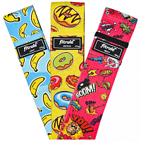 Набор тканевых фитнес-резинок 3 шт (FitRule)