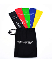 Mini Bands 5 в 1 (Набор эспандеров для фитнеса 5 в 1) (Onhill Sport)