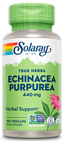 Echinacea Purpurea 440 mg (Корень Эхинацеи Пурпурной 440 мг) 100 вег капсул (Solaray)