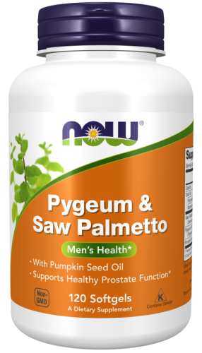 Pygeum & Saw Palmetto 120 мягких капсул (Now Foods)
