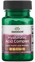Hyaluronic Acid Complex 33 mg (комплекс гиалуроновой кислоты 33 мг) 60 капсул (Swanson)