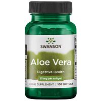 Aloe Vera (Концентрат Геля Алоэ Вера) 100 мягких капсул (Swanson)