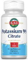 Potassium Citrate 99 мг (Цитрат калия) 100 таблеток (KAL)