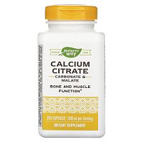 Calcium Citrate 500 mg (Цитрат кальция 500 мг) 250 капсул (Nature's Way)