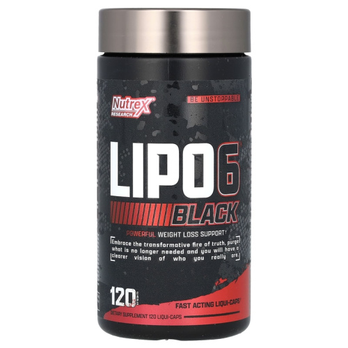 Lipo-6 Black 120 капсул (Nutrex)