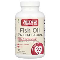 Fish Oil EPA-DHA Balance (Баланс ЭПК-ДГК) 120 мягких капсул (Jarrow Formulas)_