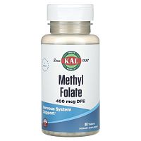 Methyl Folate (Метил фолат) 400 мкг 90 таблеток (KAL)