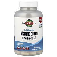 Magnesium Glycinate 350 мг (Глицинат магния) 160 вег капсул  (KAL)_