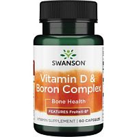 Vitamin D & Boron Complex (Витамин D и Бор) 60 капсул (Swanson)