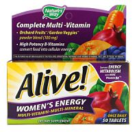 Alive! Women's Energy 50 таблеток (Nature's Way)