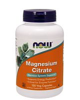 Magnesium Citrate (Цитрат магния) 120 вег капсул (Now Foods)
