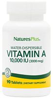 Vitamin A 10000 IU water-dispersible (Водорастворимый витамин А) 90 таблеток (NaturesPlus)