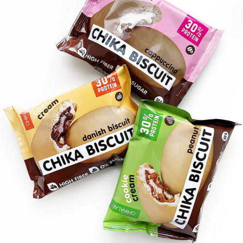 Chika Biscuit Бисквитное печенье 50 гр (Chikalab) Chika Biscuit Бисквитное печенье 50 гр (Chikalab)