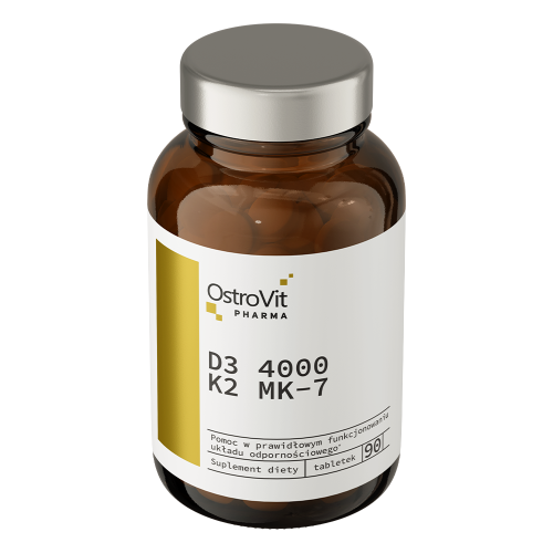 D3 4000 МЕ + K2 MK-7 90 таблеток (OstroVit) фото 2