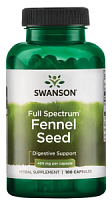 Fennel Seed 480 mg Full Spectrum (Семена Фенхеля 480 мг) 100 капсул (Swanson)