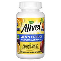 Alive! Men’s Energy Complete Multivitamin 130 таблеток (Nature's Way)