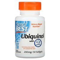 Ubiquinol with QH Kaneka 200 мг (Убихинол Канека) 30 мягких капсул (Doctor's Best)