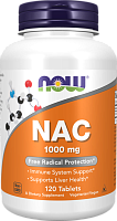 NAC 1000 мг (N-Ацетил L-цистеин) 120 таблеток (Now Foods)