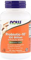 Probiotic-10 100 Billion (Пробиотик-10) 60 вег капсул (Now Foods)