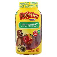 L'il Critters Immune C с цинком и витамином D 190 жевательных конфет