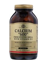 Calcium "600" with vitamin D3 (Кальций из устричных раковин) 240 таблеток (Solgar)