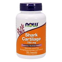 Shark Cartilage 750 мг (Акулий хрящ) 100 капсул (Now Foods)