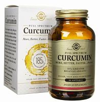 Full Spectrum Curcumin (Куркумин) 90 мягких капсул (Solgar) Срок 02.23