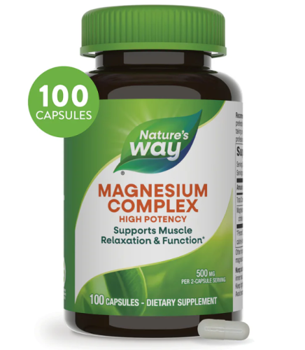 Magnesium Complex 500 mg (Магний 500 мг) 100 капсул (Nature's Way) фото 4