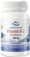 Vitamin B-2 Riboflavin 100 мг (Витамин Б-2 Рибофлавин) 100 таблеток (Norway Nature)