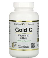 Gold C (витамин C) 500 мг 240 капсул (California Gold Nutrition)