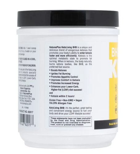 BHB Keto Living 210 g (Beta Hydroxybutyrate) (NaturesPlus) фото 3