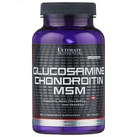 Glucosamine & Chondroitin & MSM 90 таблеток (Ultimate Nutrition)